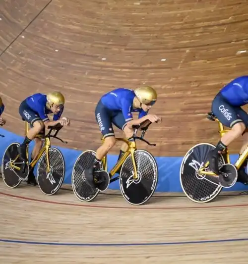 Rubate tutte le biciclette di Filippo Ganna e degli altri Azzurri