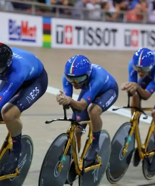 Filippo Ganna e gli Azzurri sono in finale