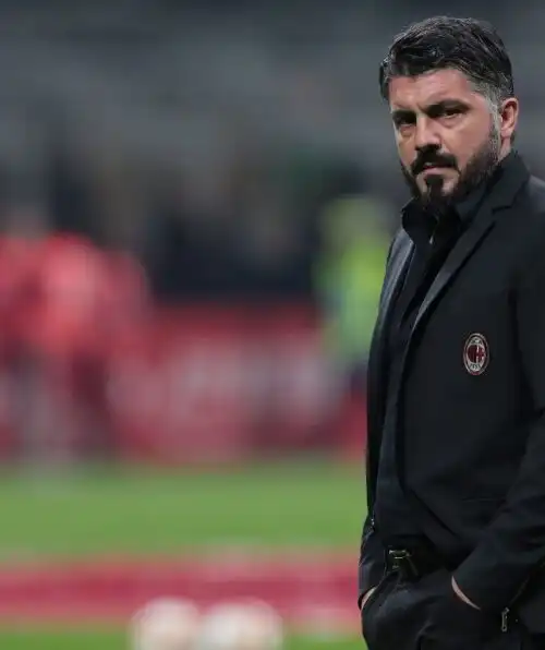 Gattuso: “Milan-Lazio, in campo abbracciati”