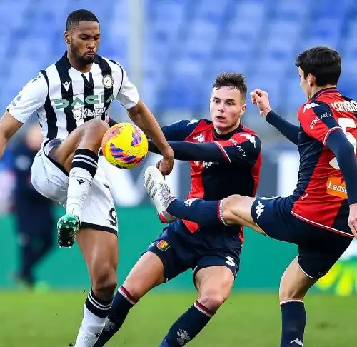 Genoa-Udinese senza gol: Grifone sprecone