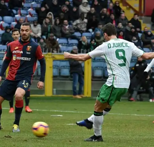 Genoa-Sassuolo 1-1 – Serie A 2018/2019