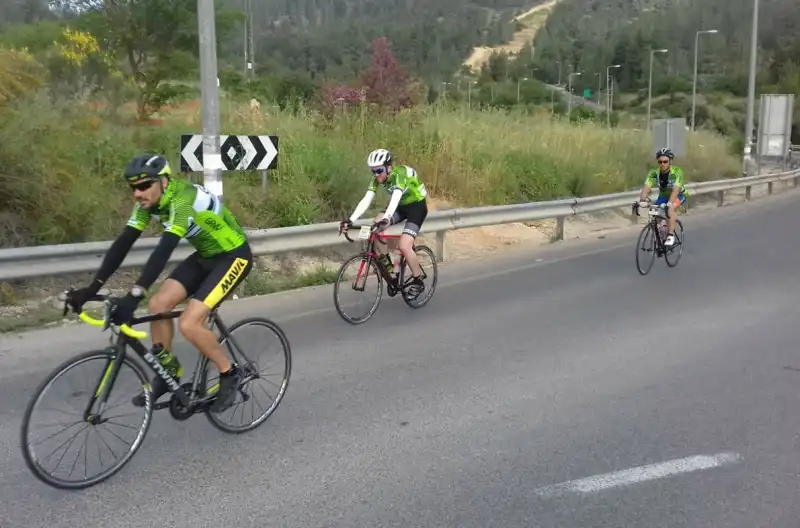 Sulle strade dell'incantevole città israeliana si è tenuta una Gran Fondo: corridori da tutto il mondo.