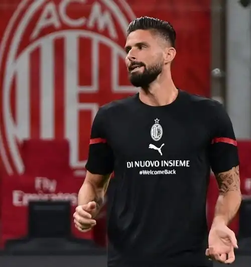 Milan, Olivier Giroud è risultato positivo al Covid-19