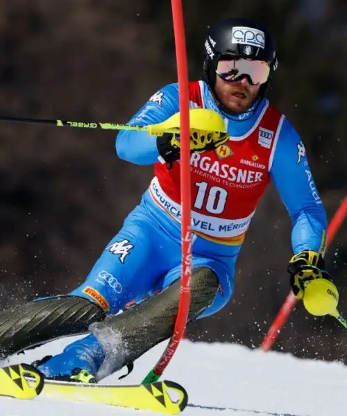 Giuliano Razzoli e gli altri al lavoro in Val Senales