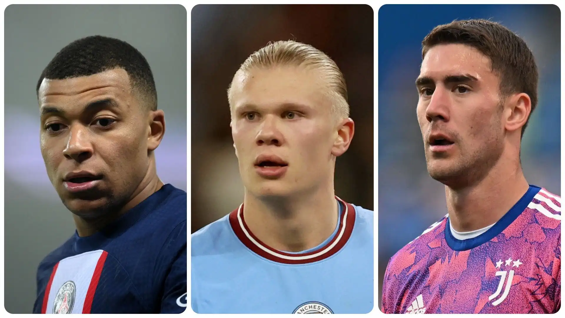 Gli attaccanti più preziosi del mondo: Top 10 in foto. Fonte: Transfermarkt
