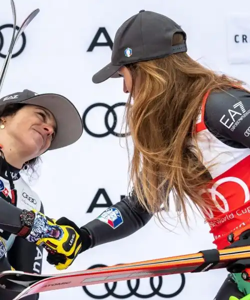 Sofia Goggia e Federica Brignone fianco a fianco per il gran finale