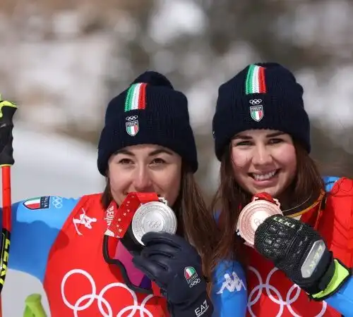 Pechino 2022: Sofia Goggia e Nadia Delago, medaglie di gioia