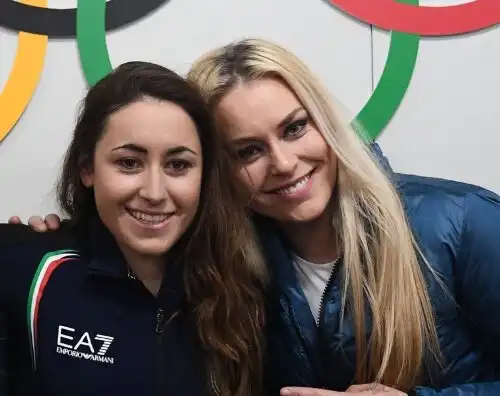 Sofia Goggia incanta Lindsey Vonn