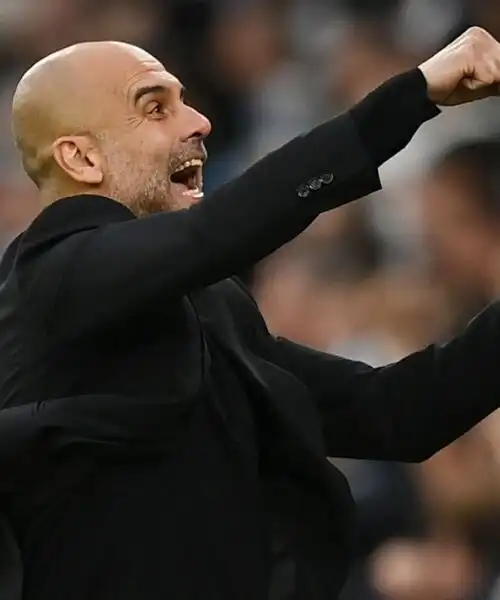 Guardiola fa lo show durante la gara con il Real Madrid: le foto