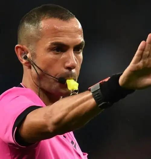 Juventus-Inter: anche l’arbitro Guida in autoisolamento