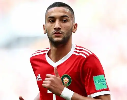 Ziyech lascia l’Ajax: piace alla Roma