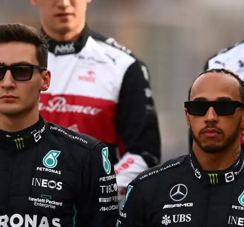 Mercedes, si alza la tensione tra Lewis Hamilton e George Russell
