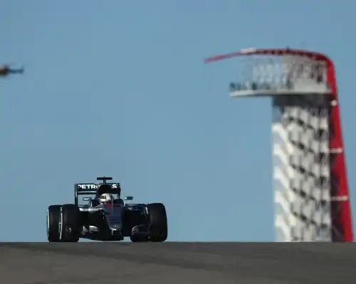 Hamilton davanti a tutti ad Austin