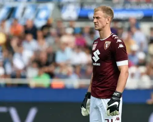 Joe Hart commosso dai tifosi del Torino