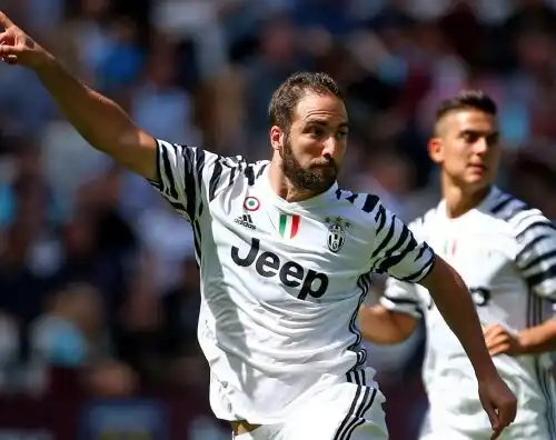 Juventus: ecco Higuain, Pjanic out