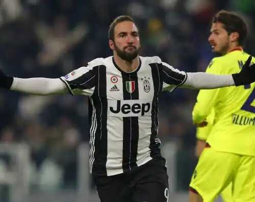 Serie A, Juventus-Bologna 3-0: Higuain e Dybala scatenati