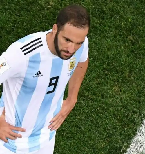 Higuain lascia la Nazionale sbattendo la porta