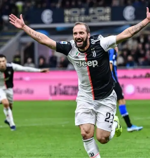 Higuain abbatte l’Inter: la Juventus torna capolista