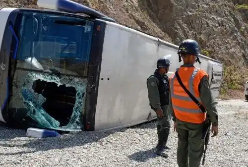 Huracan, si ribalta il bus della squadra