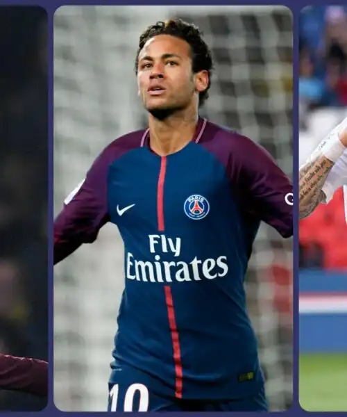 I 10 acquisti più costosi nella storia del Paris Saint Germain: le foto