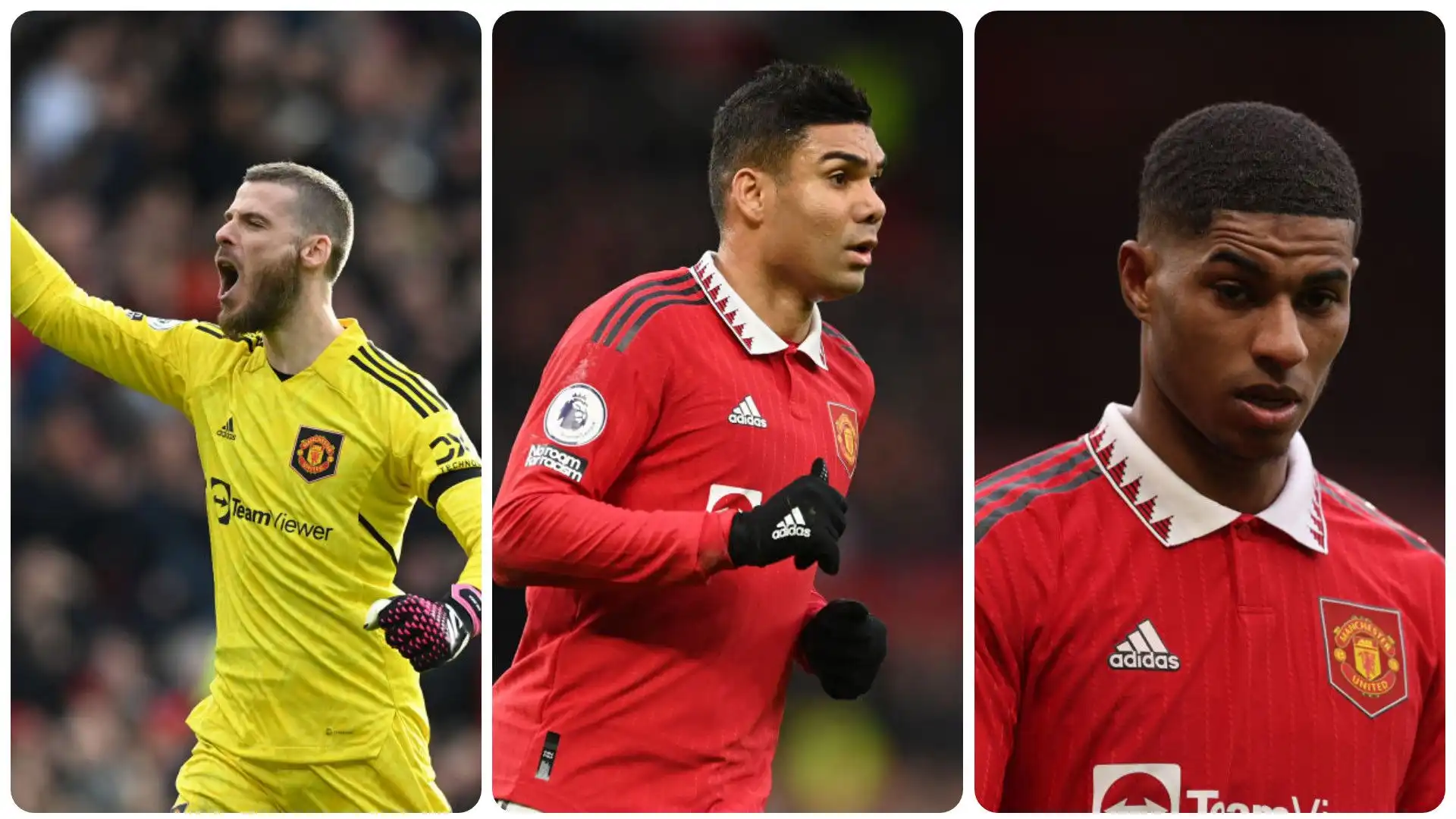 Manchester United: i 10 calciatori con lo stipendio più alto. Fonte: Capology