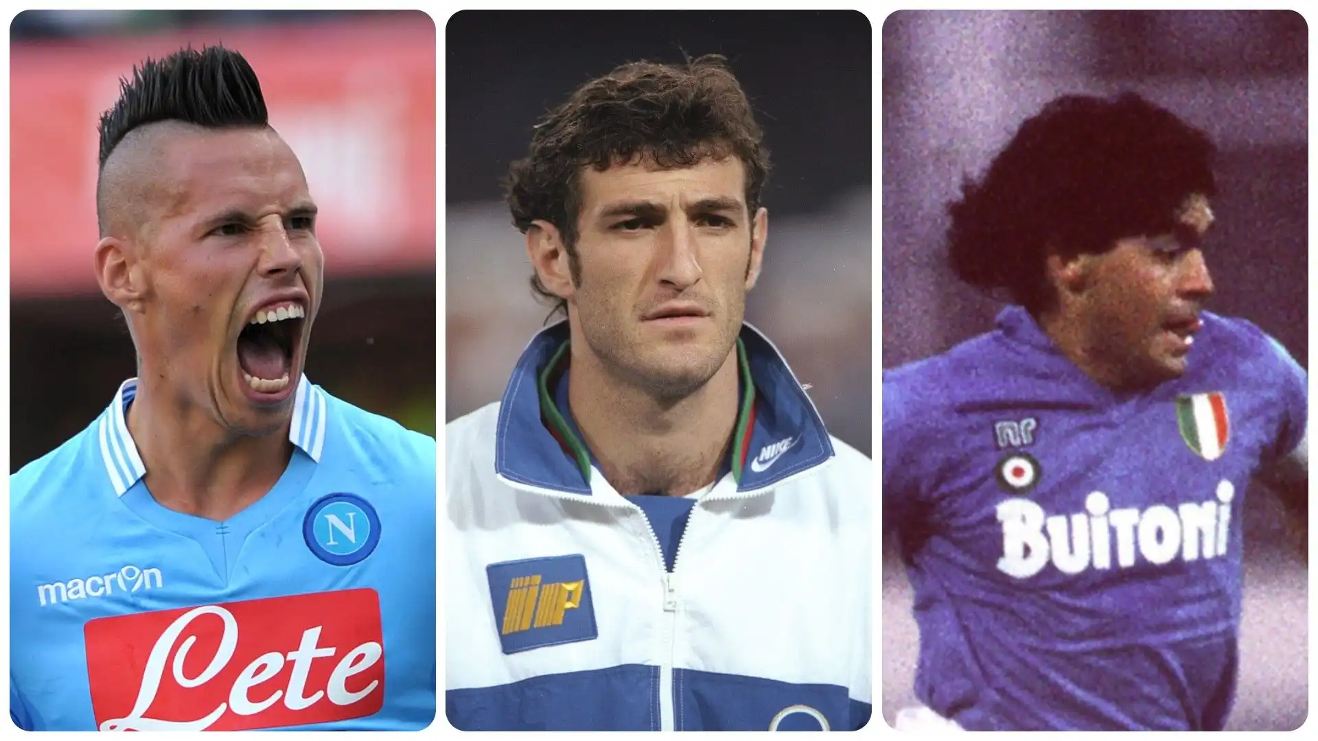 I 10 migliori calciatori nella storia del Napoli: foto. Fonte: ChatGPT
