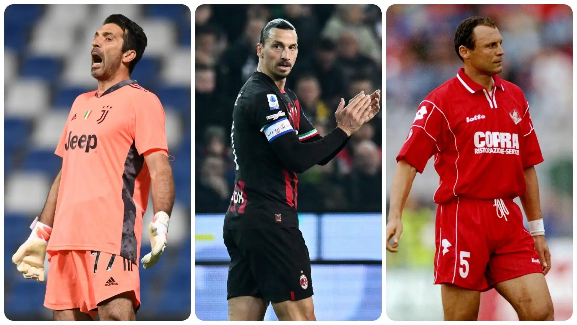 I calciatori più anziani ad aver giocato in Serie A: foto. Fonte: Transfermarkt
