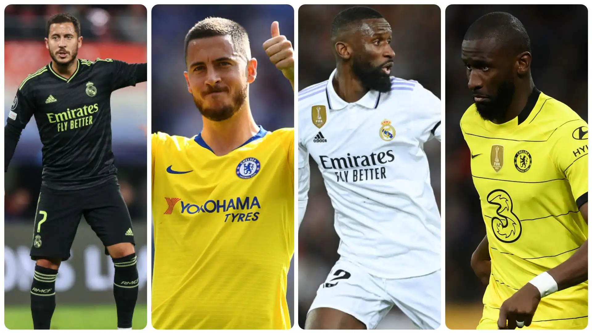 I giocatori che hanno vestito sia la maglia del Real Madrid che quella del Chelsea: le foto. Fonte: Eseuro