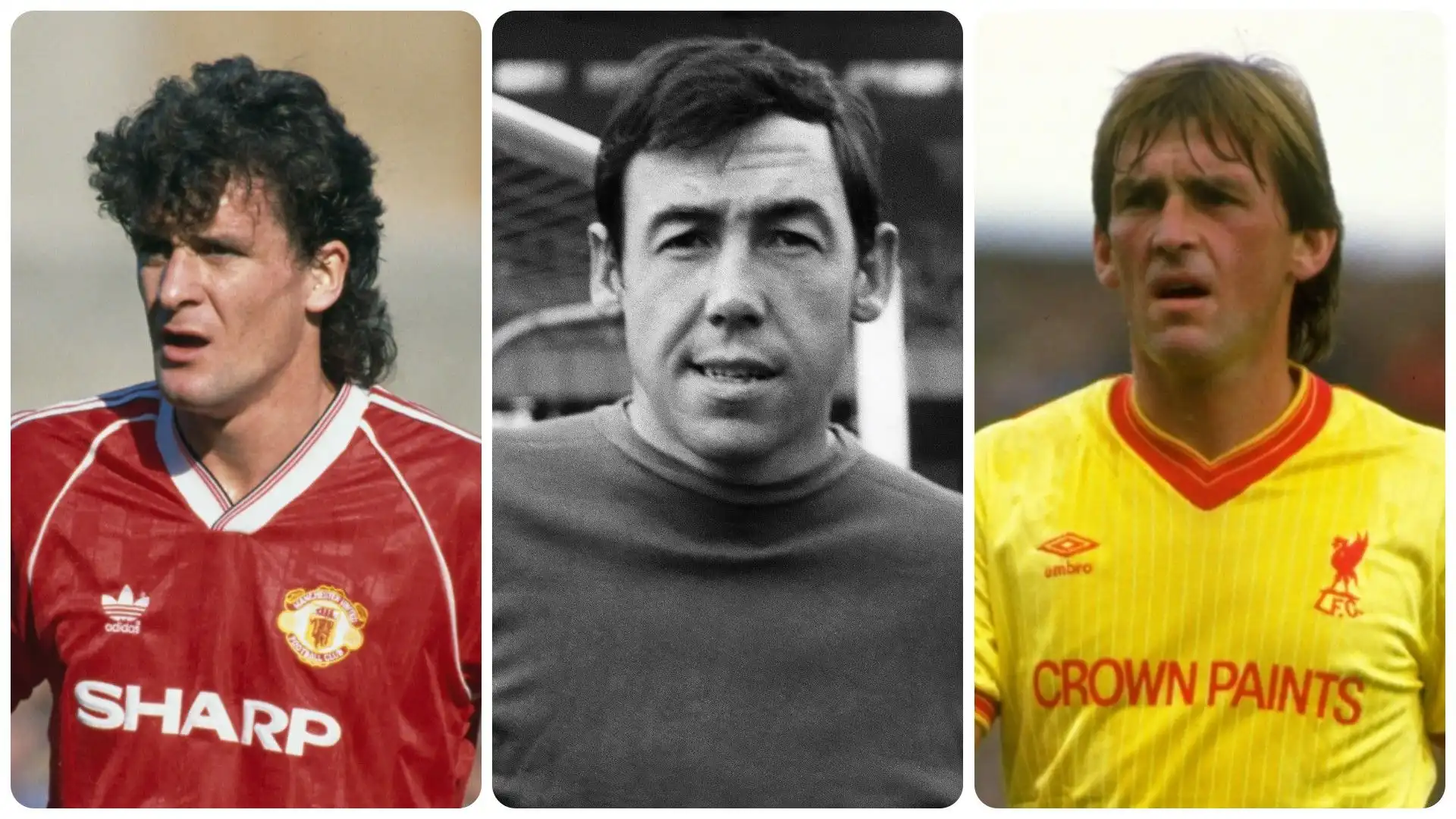 I migliori calciatori britannici della storia: Top 15 in foto. Fonte: FourFourTwo. La classifica comprende calciatori di Inghilterra, Irlanda del Nord, Scozia e Galles
