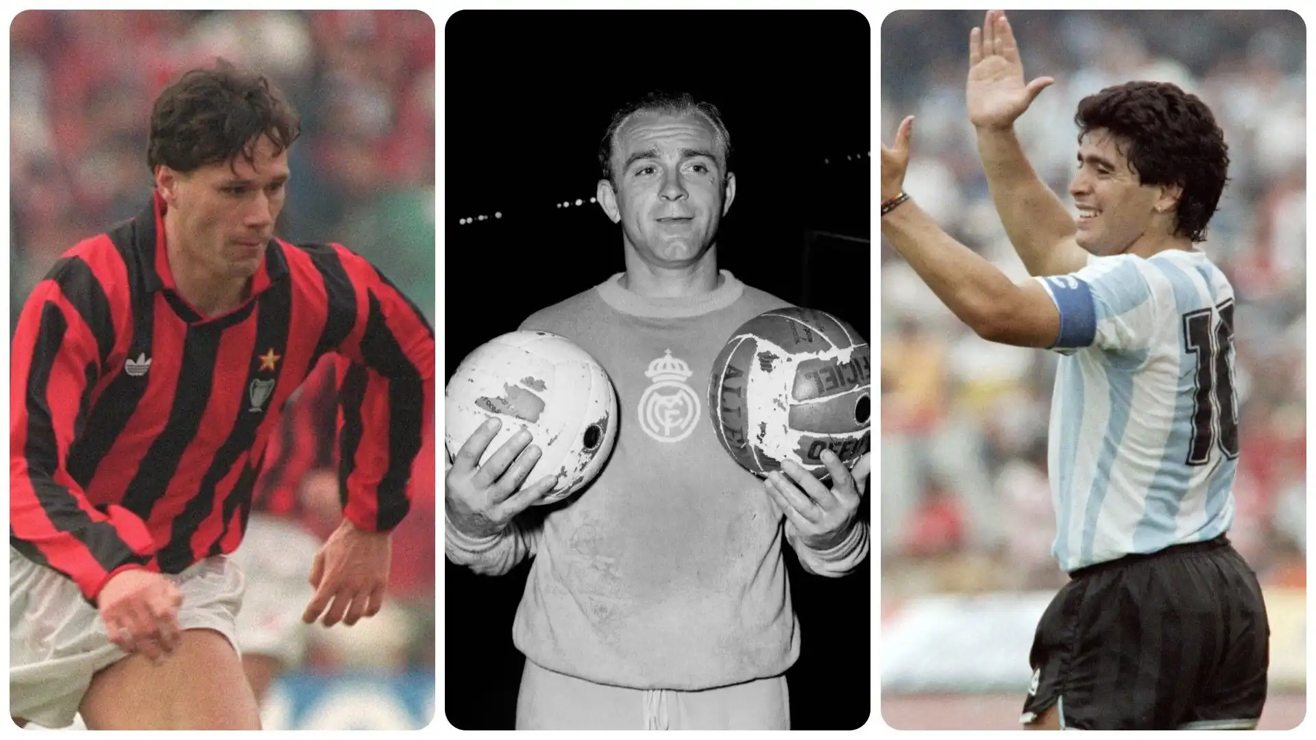I migliori calciatori del ventesimo secolo: foto. Fonte: World Soccer
