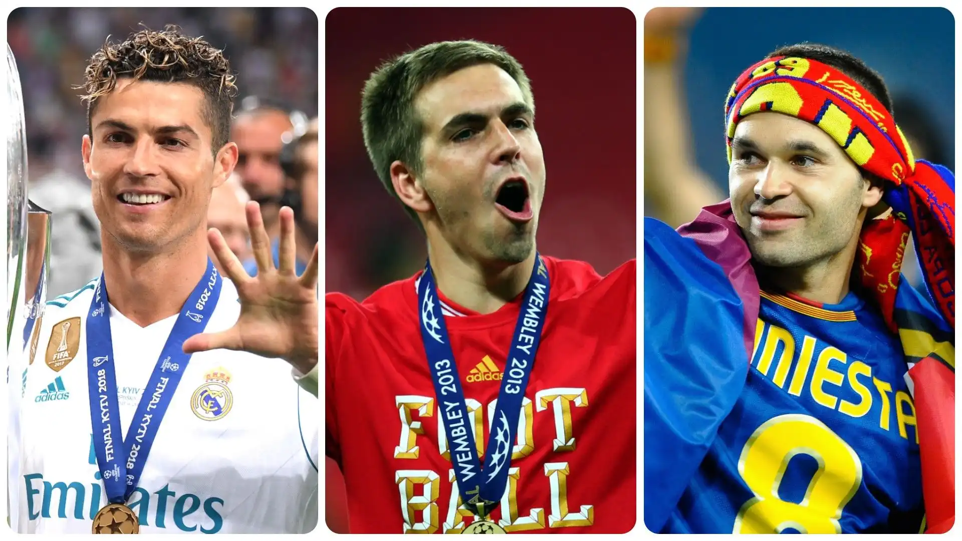I migliori calciatori nella storia della Champions League. Foto. Fonte: ChatGPC
