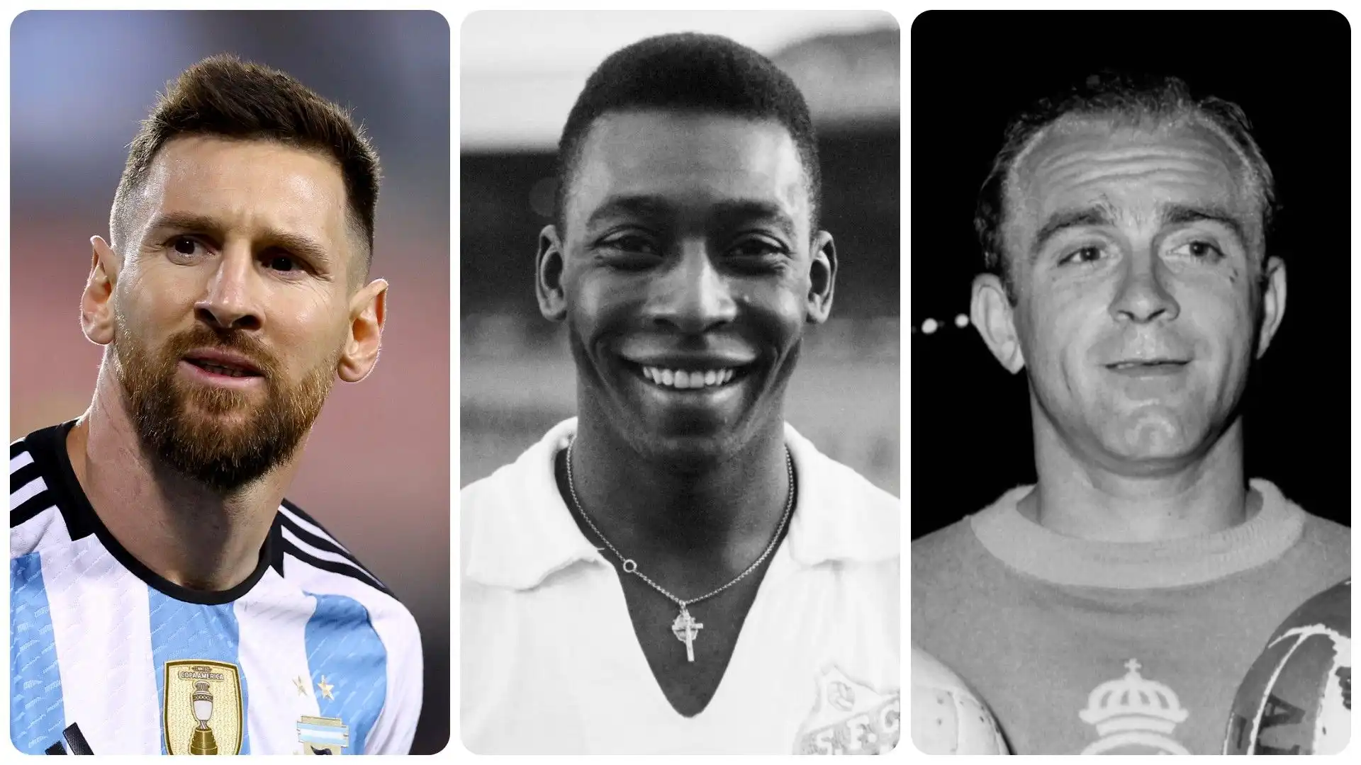 I migliori calciatori sudamericani della storia: Top 10 in foto. Fonte: FourFouTwo
