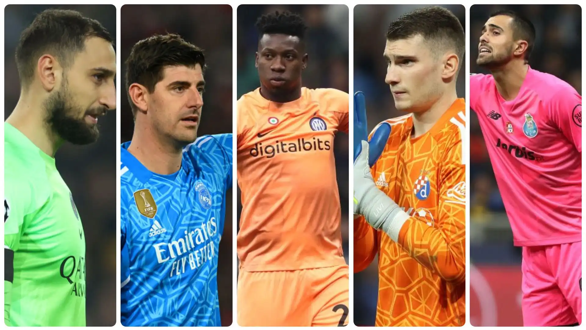 I portieri che hanno compiuto più parate nell'attuale edizione di Champions League. Fonte: Uefa