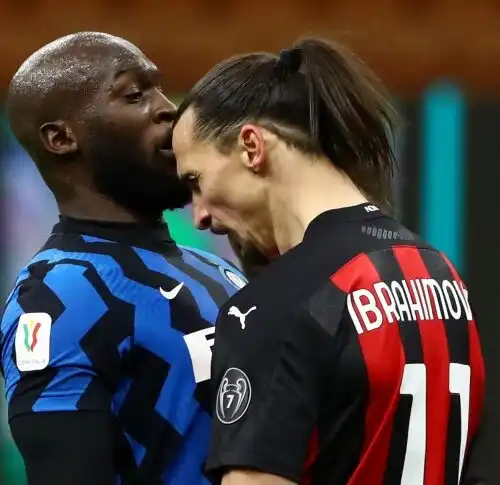 Scintille Ibrahimovic-Lukaku, insulti e testa a testa