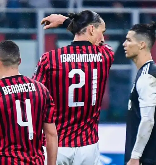 Il Milan ferma la Juventus sull’1-1, ma si infuria