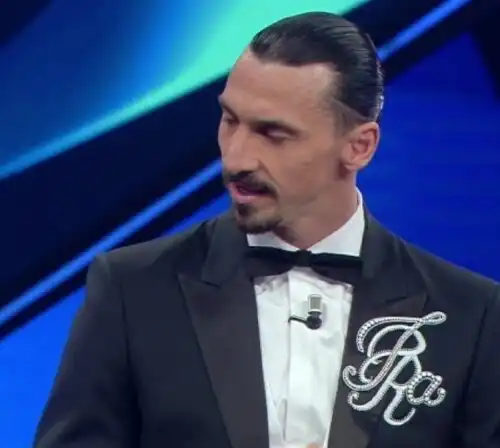 Sanremo, ecco Ibrahimovic: sketch con Amadeus