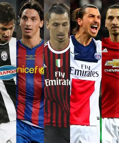 Zlatan Ibrahimovic torna al Milan: come è cambiato nel corso degli anni. Le foto