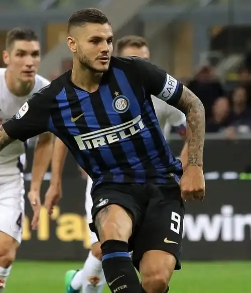 Icardi si risveglia, l’Inter stende la Fiorentina