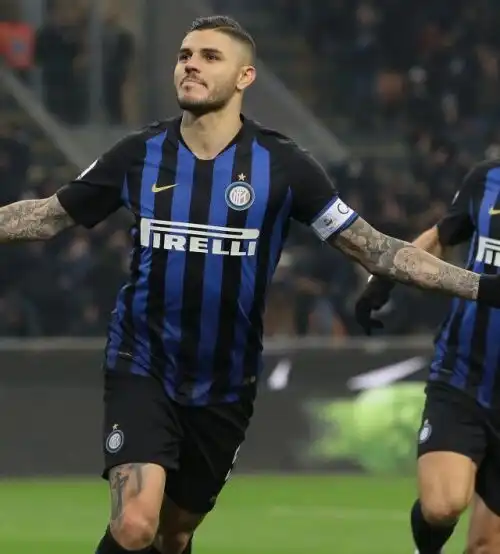 Mauro Icardi non è più capitano dell’Inter