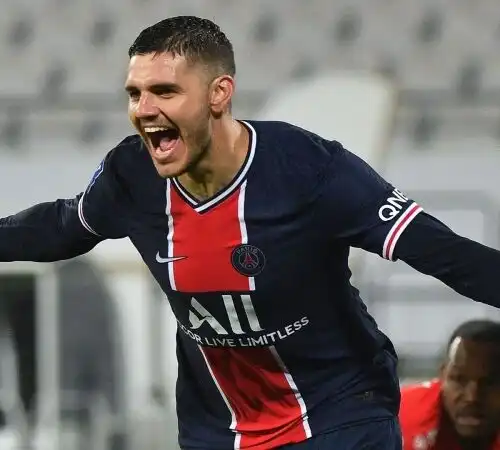 Mauro Icardi gol su assist di Florenzi: il Psg vince il Classique