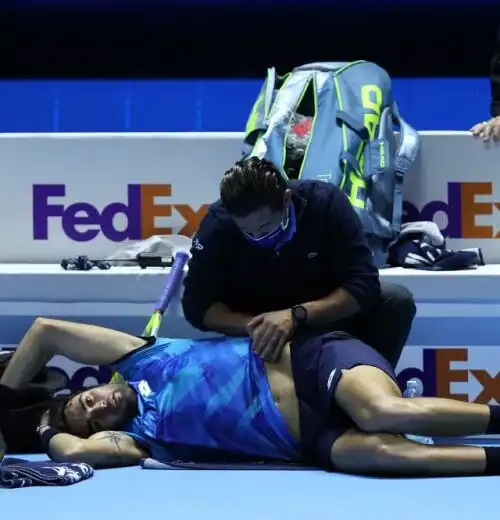 Già finite le Finals di Matteo Berrettini: lascia in lacrime