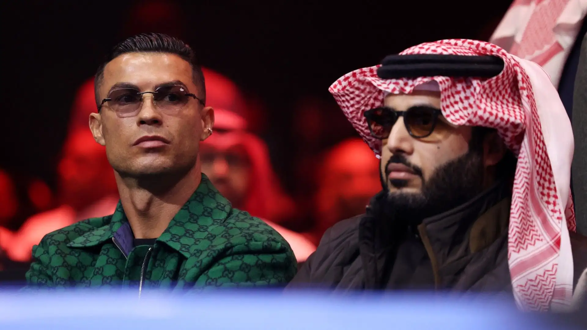 Cristiano Ronaldo ha indossato anche degli occhiali da sole