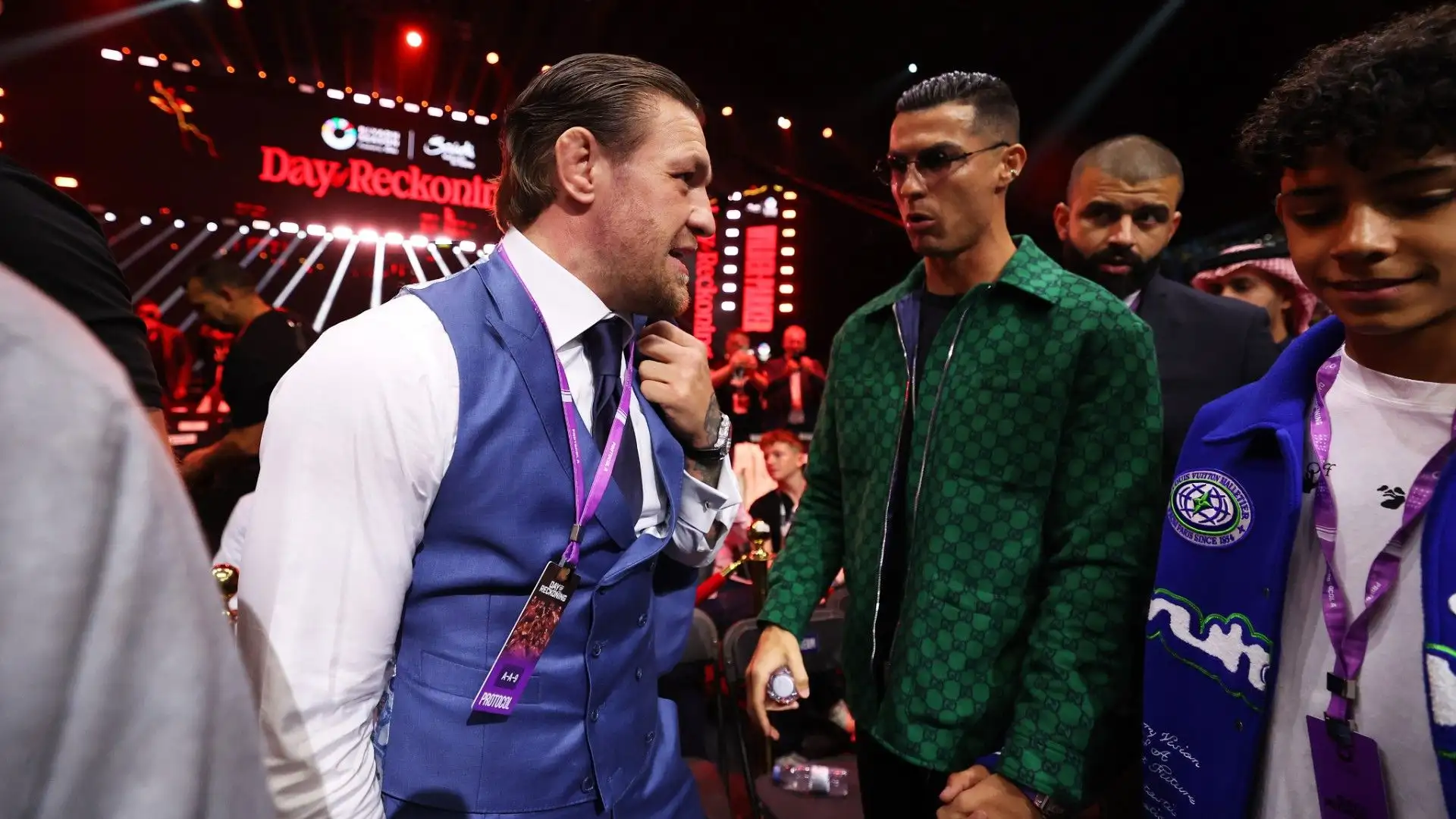 Eccolo insieme a Conor McGregor