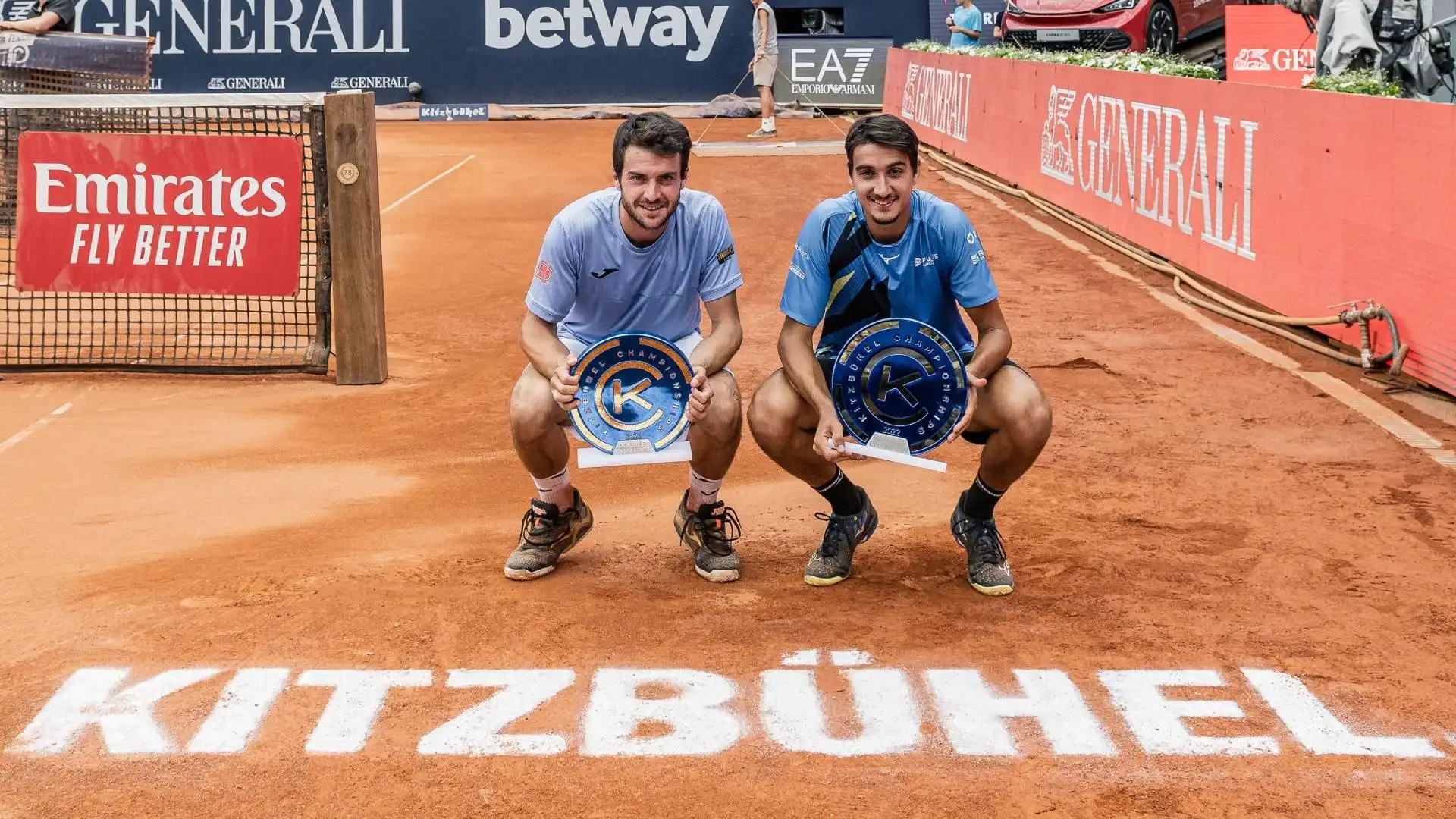 Lorenzo Sonego, in coppia con lo spagnolo Pedro Martinez, ha conquistato il torneo di doppio sulla terra rossa di Kitzbuhel