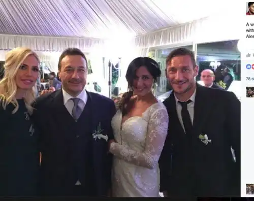 Il fratello si sposa: Totti testimone