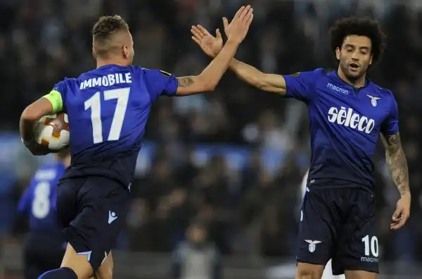 Lazio, non bastano Immobile e Felipe Anderson: 2-2