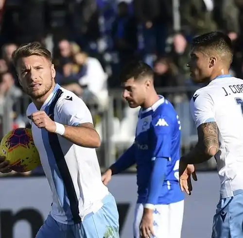 Immobile beffa il Brescia al 92′: Lazio inarrestabile