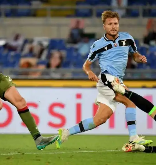 La Lazio vince in rimonta, Immobile-gol