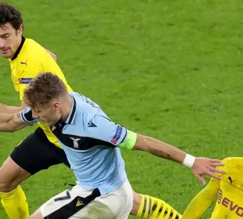 Il Dortmund non mette sotto la Lazio: 1-1