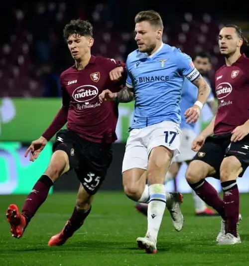 Lazio, tutto facile in casa della Salernitana